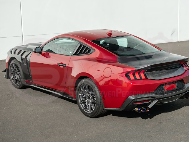 2024-UP FORD MUSTANG S650 | REAR LICENSE PLATE FRAME TRIM COVER